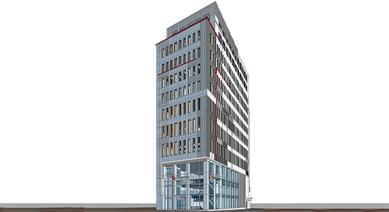 As-built BIM model output — Arizona residential apartment