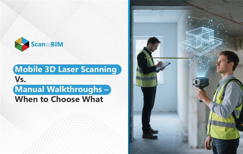 Mobile 3D Laser Scanning Vs. Manual Walkthroughs
